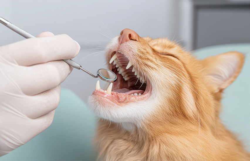 Professional cat dental cleaning in Charleston, SC